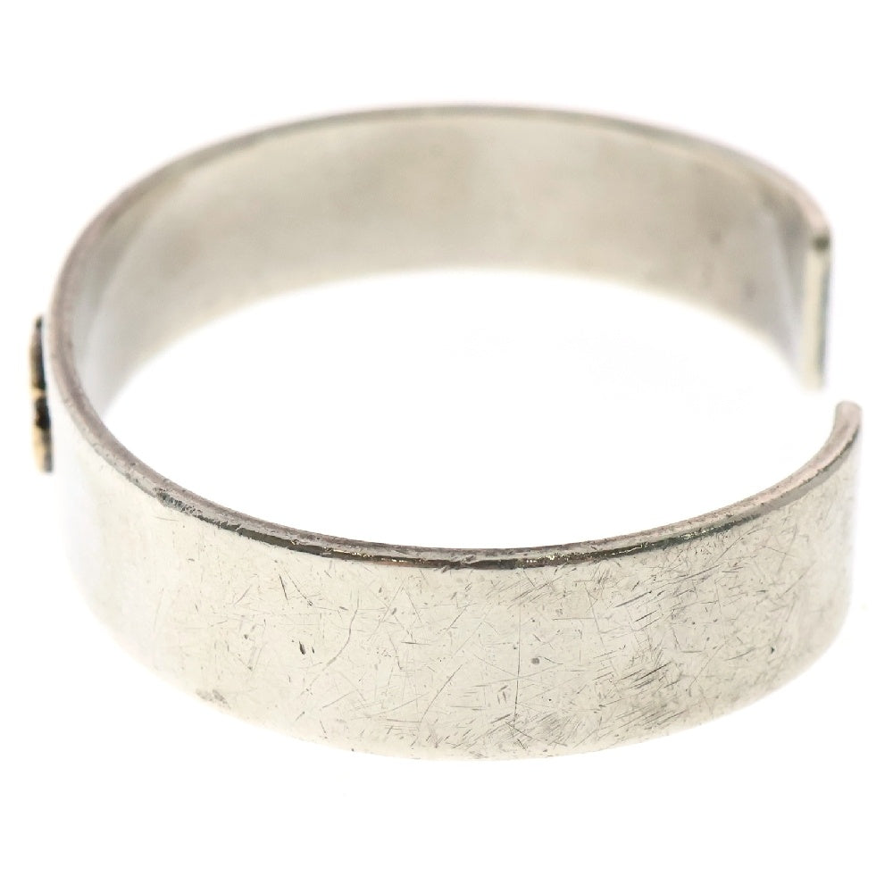 goro's(ゴローズ) ローズ平打ちブレスS バングル シルバー/ゴールド