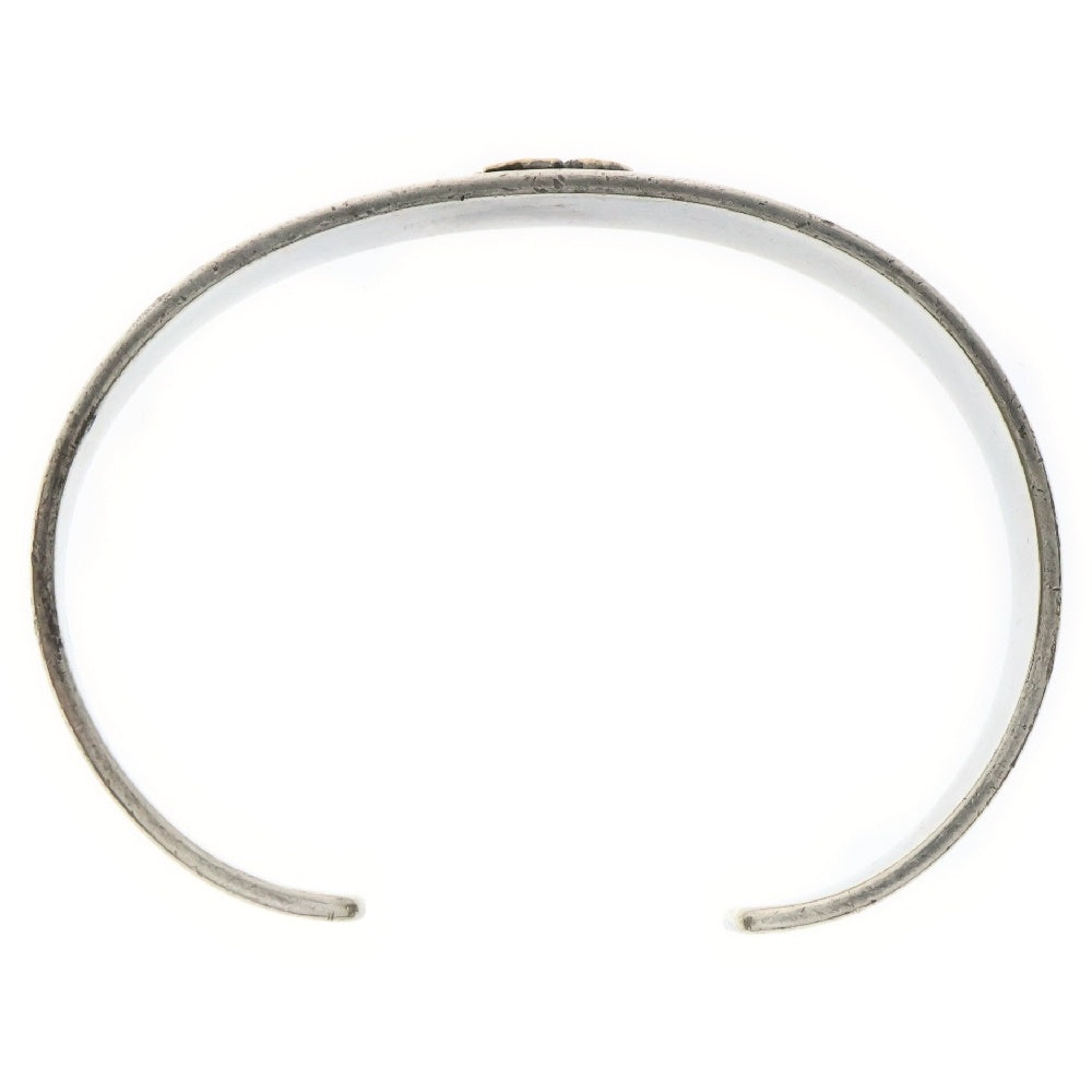 goro's(ゴローズ) ローズ平打ちブレスS バングル シルバー/ゴールド