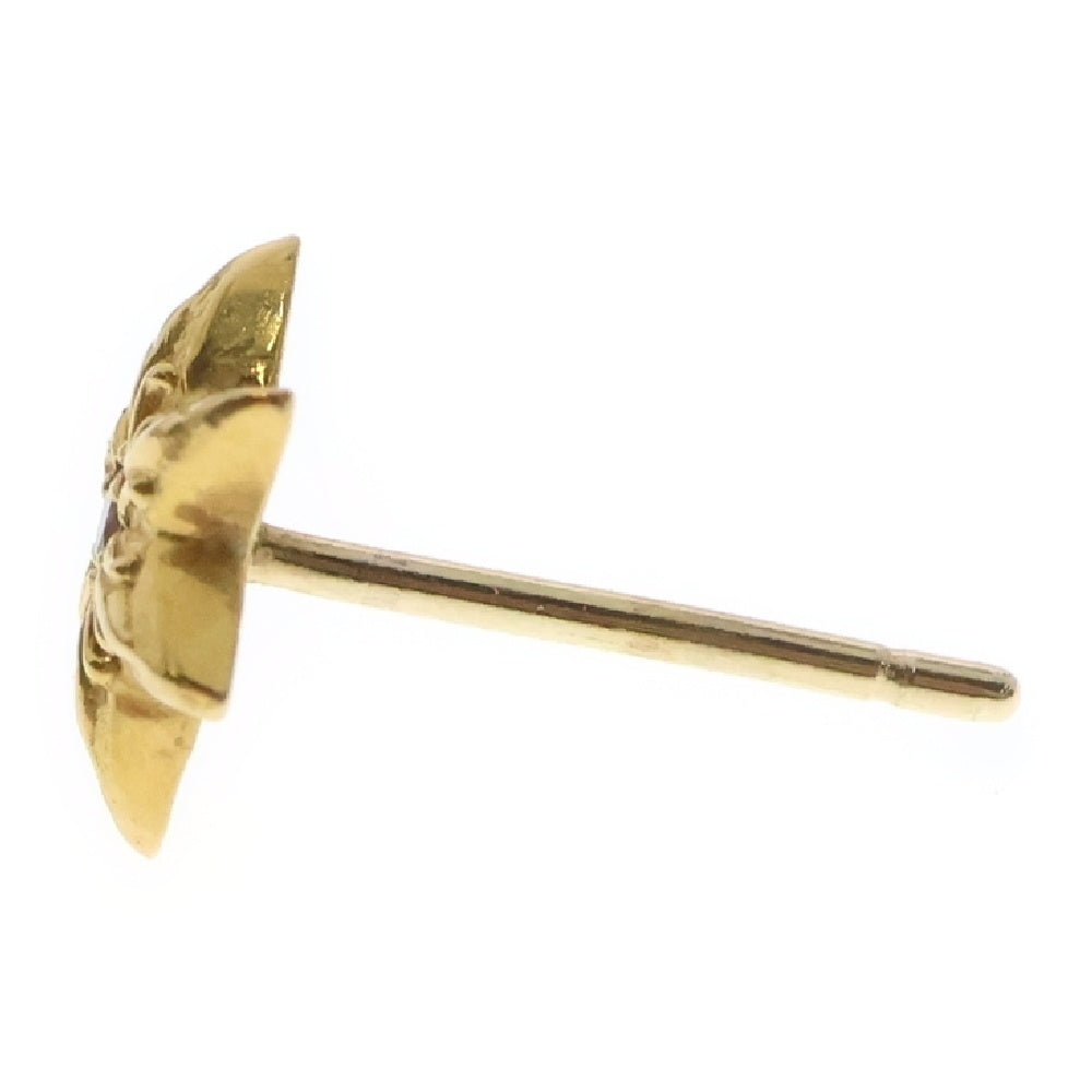 CHROME HEARTS(クロムハーツ) 22K CO STAR DIA スタースタッド 1ダイア ピアス ゴールド