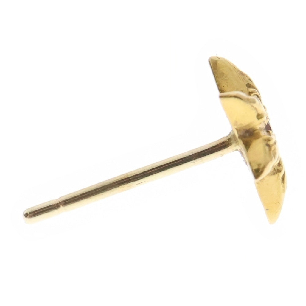 CHROME HEARTS(クロムハーツ) 22K CO STAR DIA スタースタッド 1ダイア ピアス ゴールド
