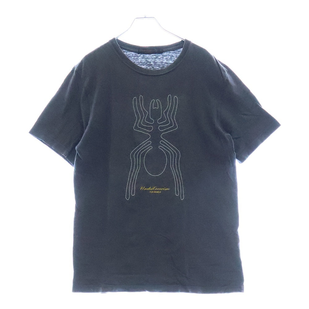 UNDERCOVER(アンダーカバー) 00s fragment design ナスカの地上絵 クルーネック 半袖Tシャツ ブラック