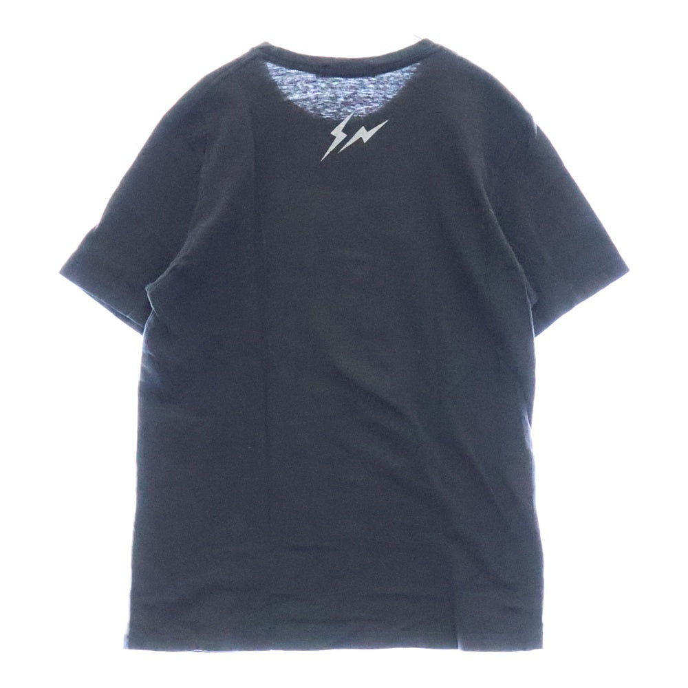 UNDERCOVER(アンダーカバー) 00s fragment design ナスカの地上絵 クルーネック 半袖Tシャツ ブラック
