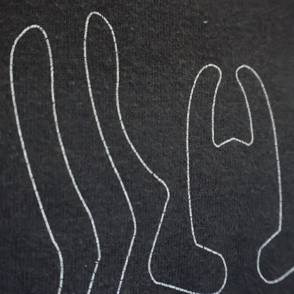 UNDERCOVER(アンダーカバー) 00s fragment design ナスカの地上絵 クルーネック 半袖Tシャツ ブラック