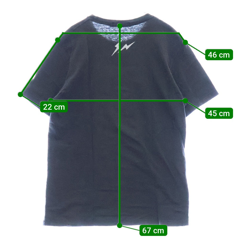 UNDERCOVER(アンダーカバー) 00s fragment design ナスカの地上絵 クルーネック 半袖Tシャツ ブラック