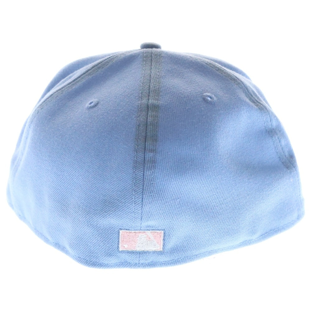 NEW ERA(ニューエラ) 59FIFTY LA 50th Anniversary Cap ロサンゼルス ドジャース 50周年記念 6パネル ベースボールキャップ 帽子 スカイブルー
