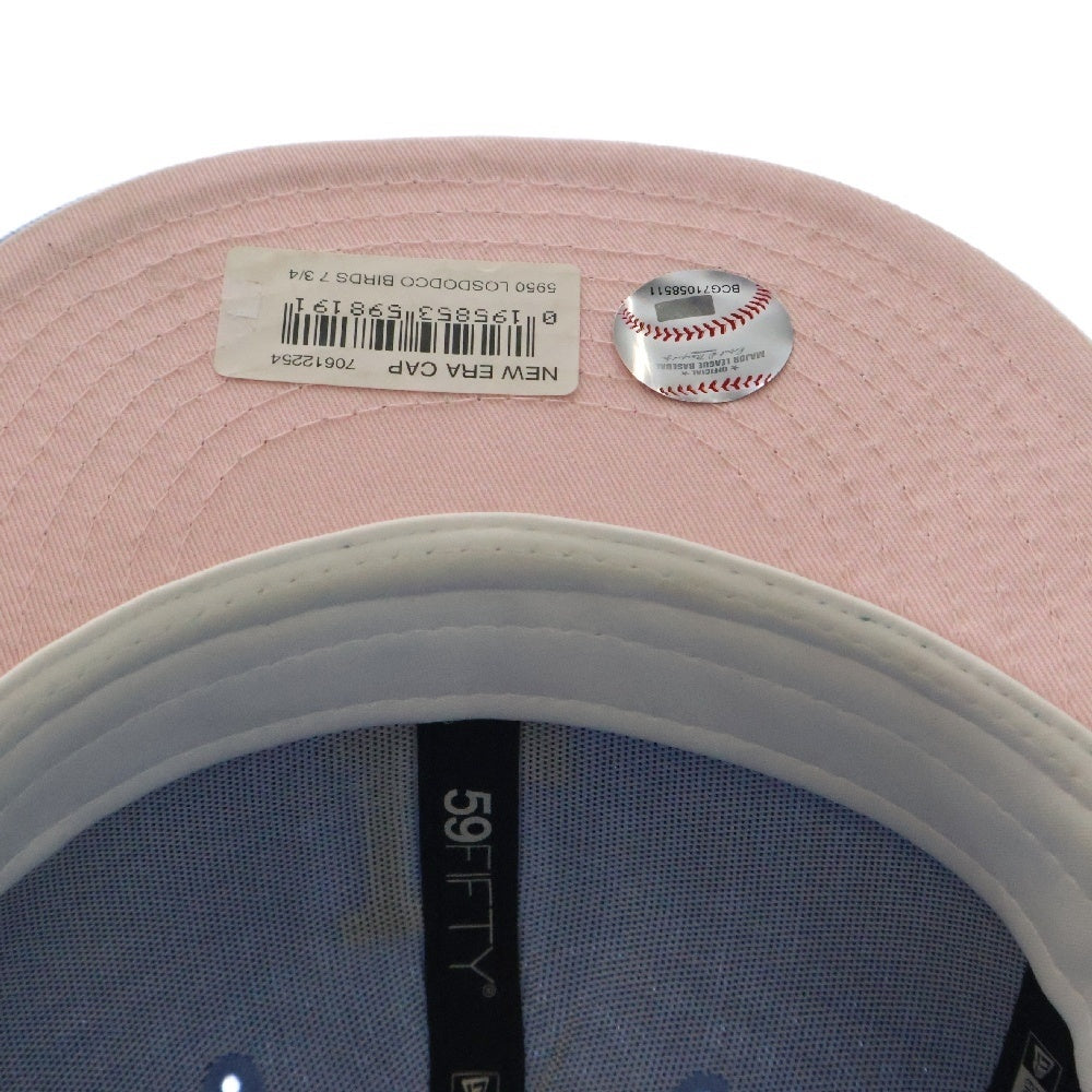NEW ERA(ニューエラ) 59FIFTY LA 50th Anniversary Cap ロサンゼルス ドジャース 50周年記念 6パネル ベースボールキャップ 帽子 スカイブルー