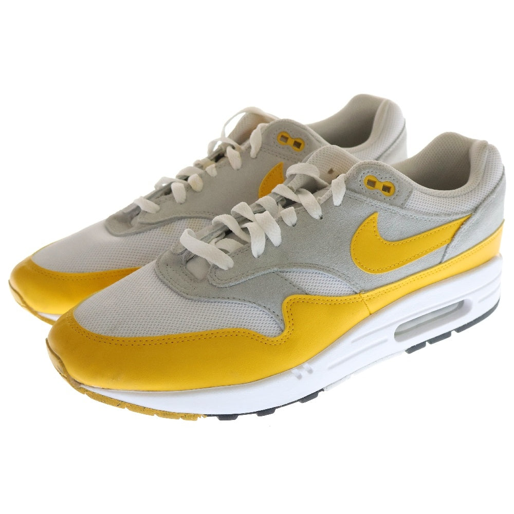 NIKE(ナイキ) AIR MAX1 ESS エアマックス ローカットスニーカー US12/30cm イエロー/ホワイト FZ5808-100