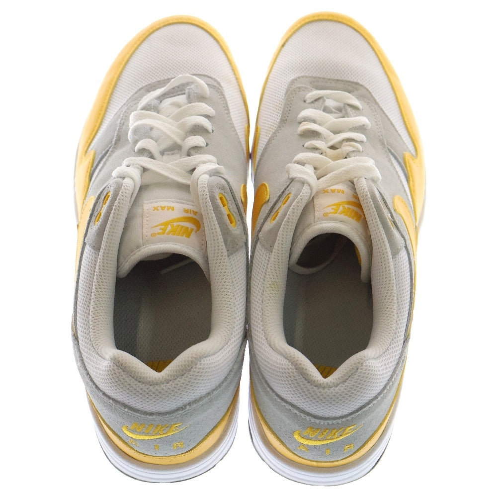 NIKE(ナイキ) AIR MAX1 ESS エアマックス ローカットスニーカー US12/30cm イエロー/ホワイト FZ5808-100