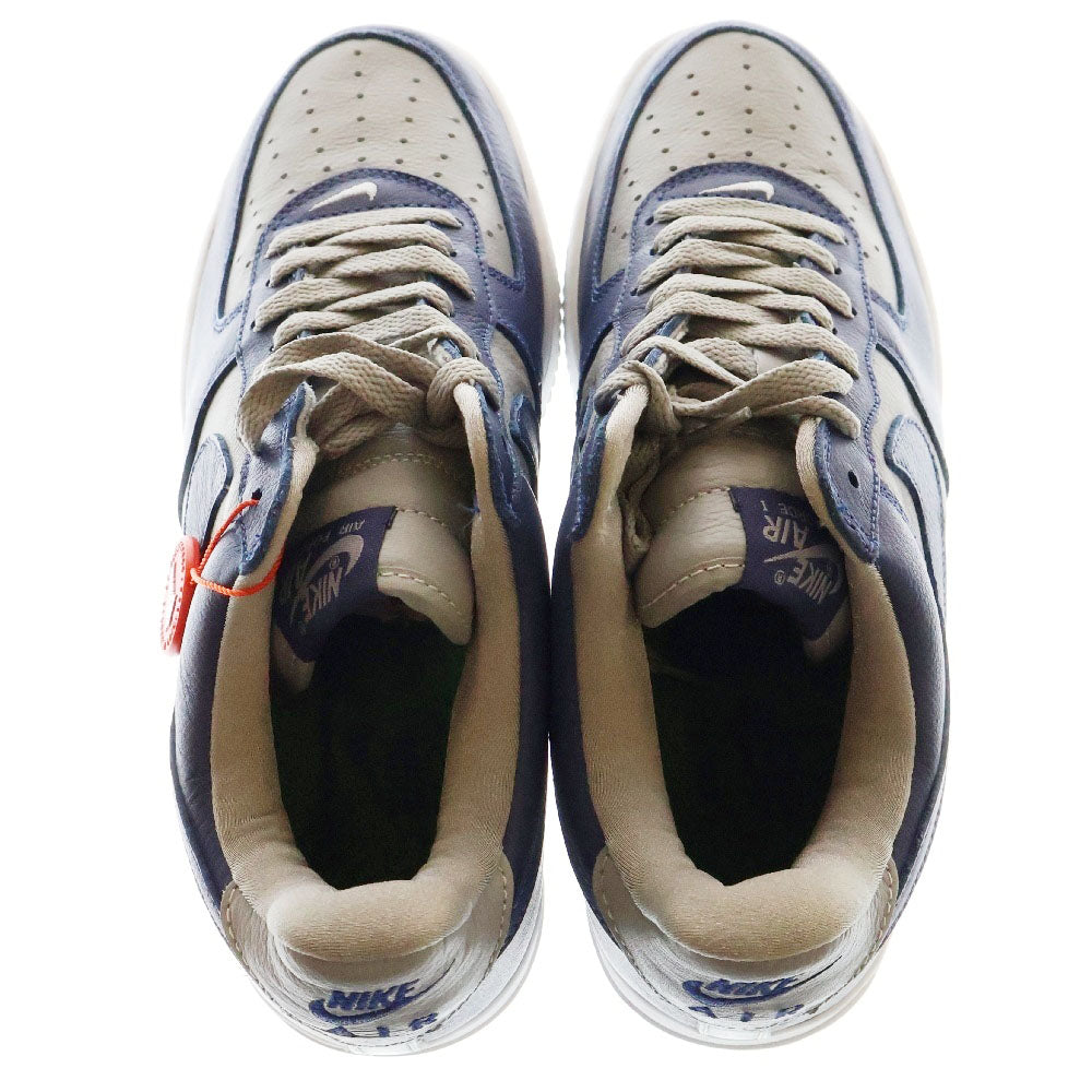 NIKE(ナイキ) 【観賞用 2001年製】×ATMOS AIR FORCE 1 LOW TWILIGHT BLUE アトモス エアフォース1 トワイライト ブルー ローカットスニーカー グレー/ブルー US8.5/26.5cm 630033-044
