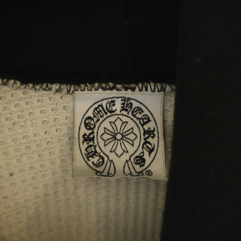 CHROME HEARTS(クロムハーツ) OLD FLORAL Hoodie オールドモデル 裏地サマール フローラルロゴプリントフーディ パーカー ブラック
