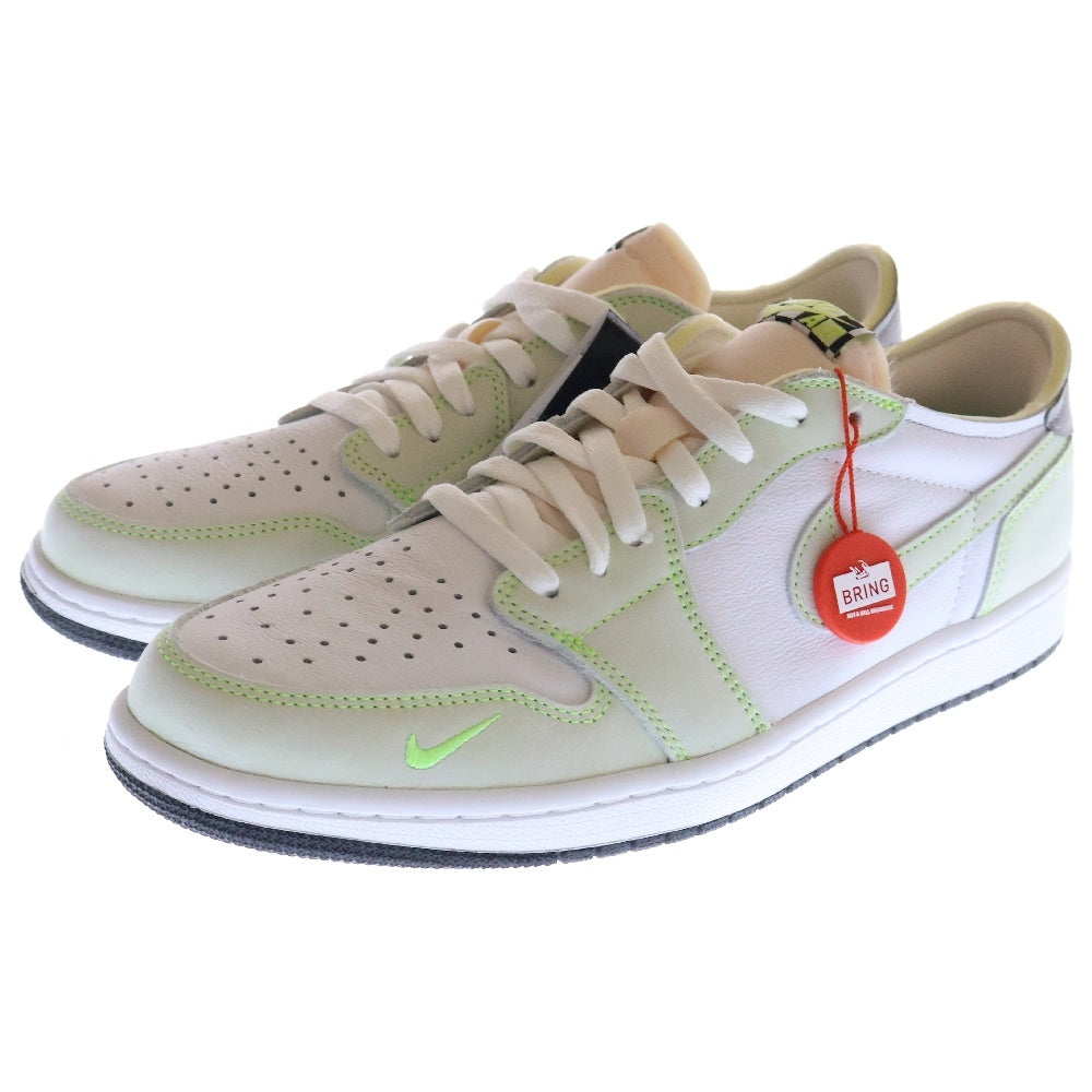 NIKE(ナイキ) AIR JORDAN 1 LOW OG Ghost Green エアジョーダン1 ゴーストグリーン ローカットスニーカー ホワイト/グリーン US11/29cm DM7837-103