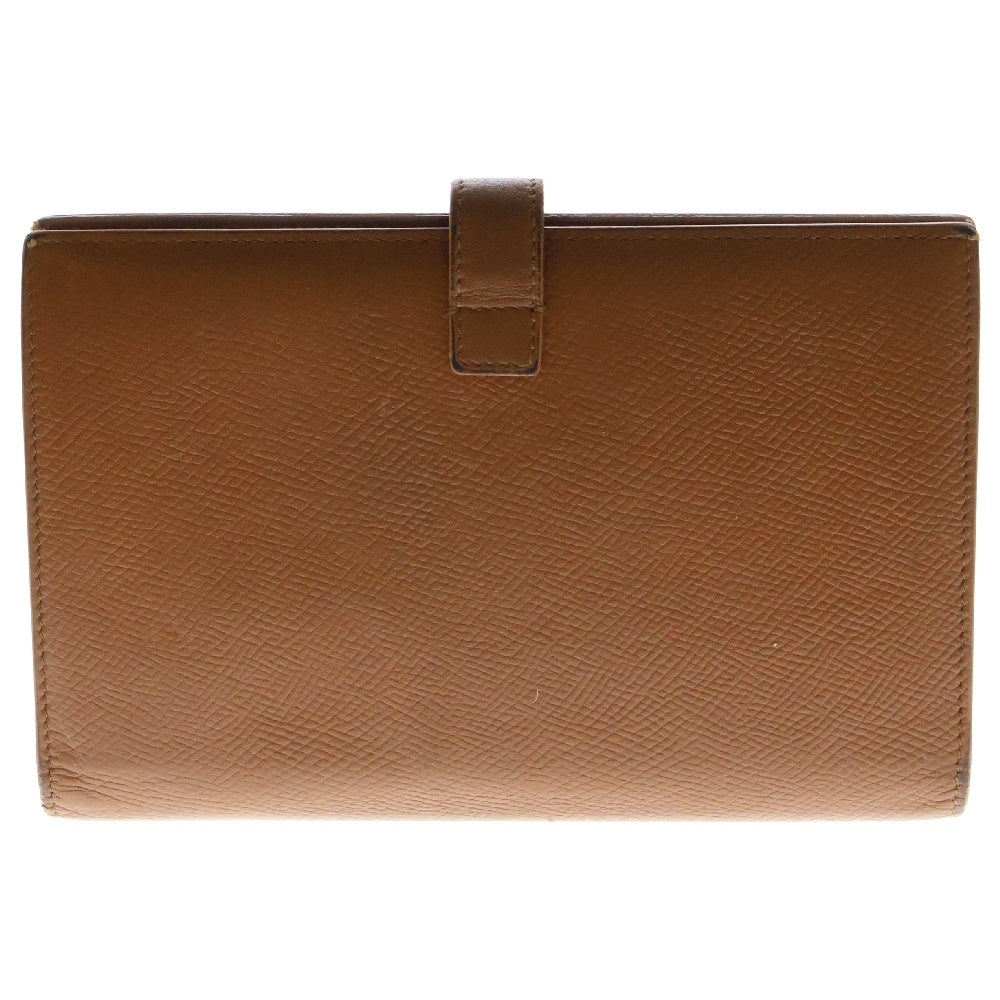 CELINE(セリーヌ) ラージ フラップ ストラップ ロングウォレット 長財布 ブラウン