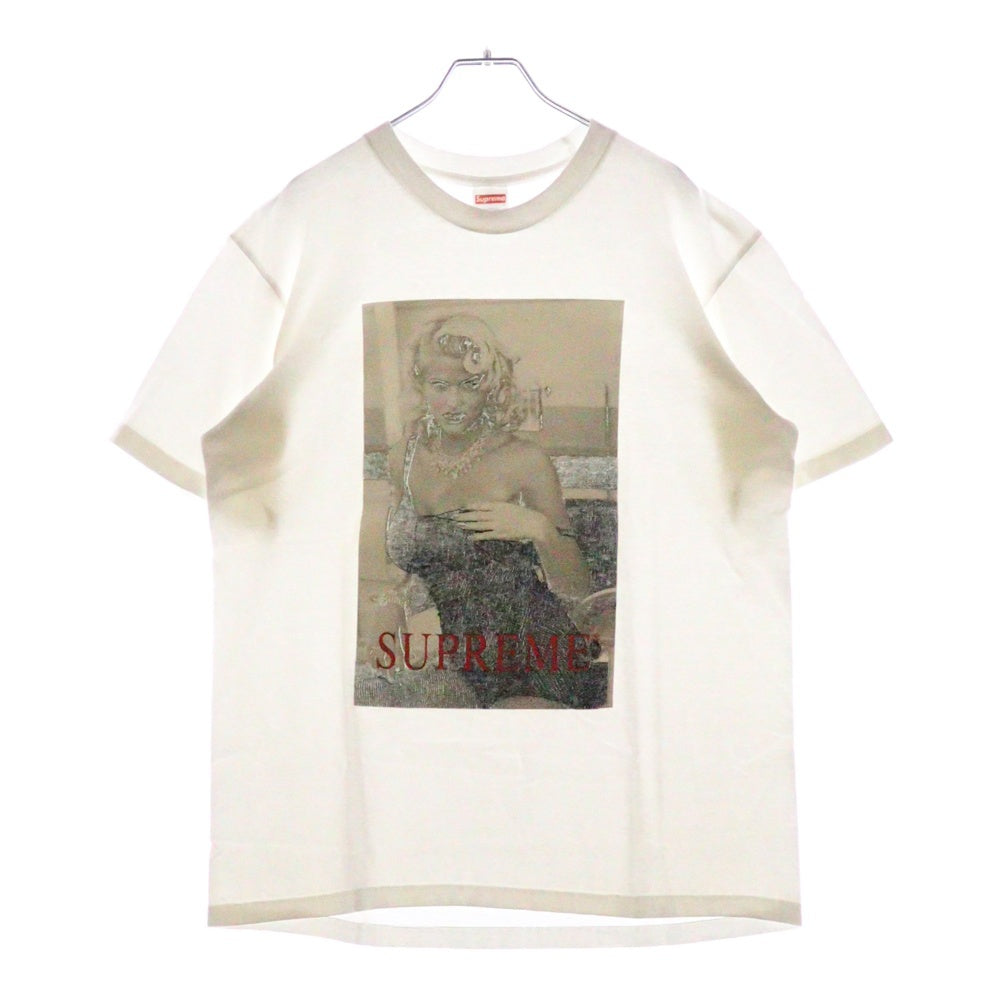 SUPREME(シュプリーム) 21SS Anna Nicole Smith Tee アンナ ニコル スミス フォトプリント 半袖Tシャツ カットソー ホワイト