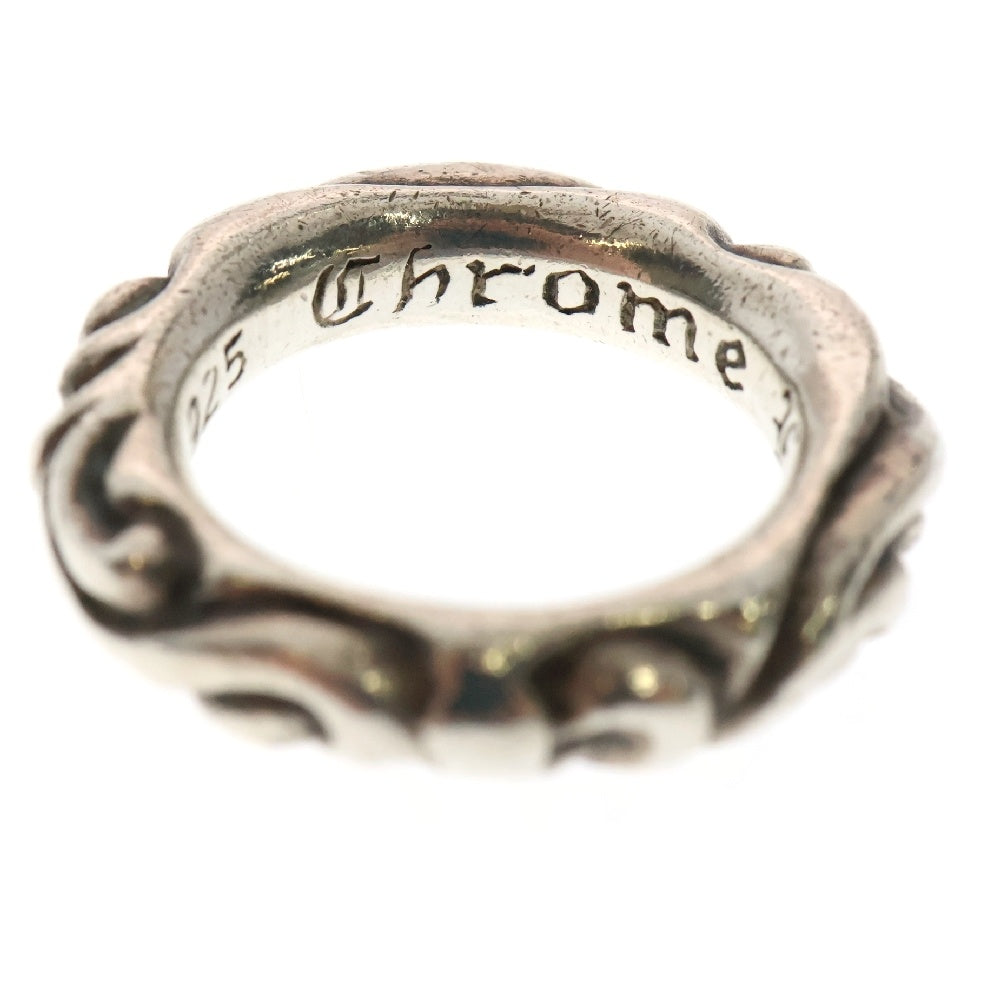 CHROME HEARTS(クロムハーツ) SCRL BAND スクロールバンド リング シルバー BCA351