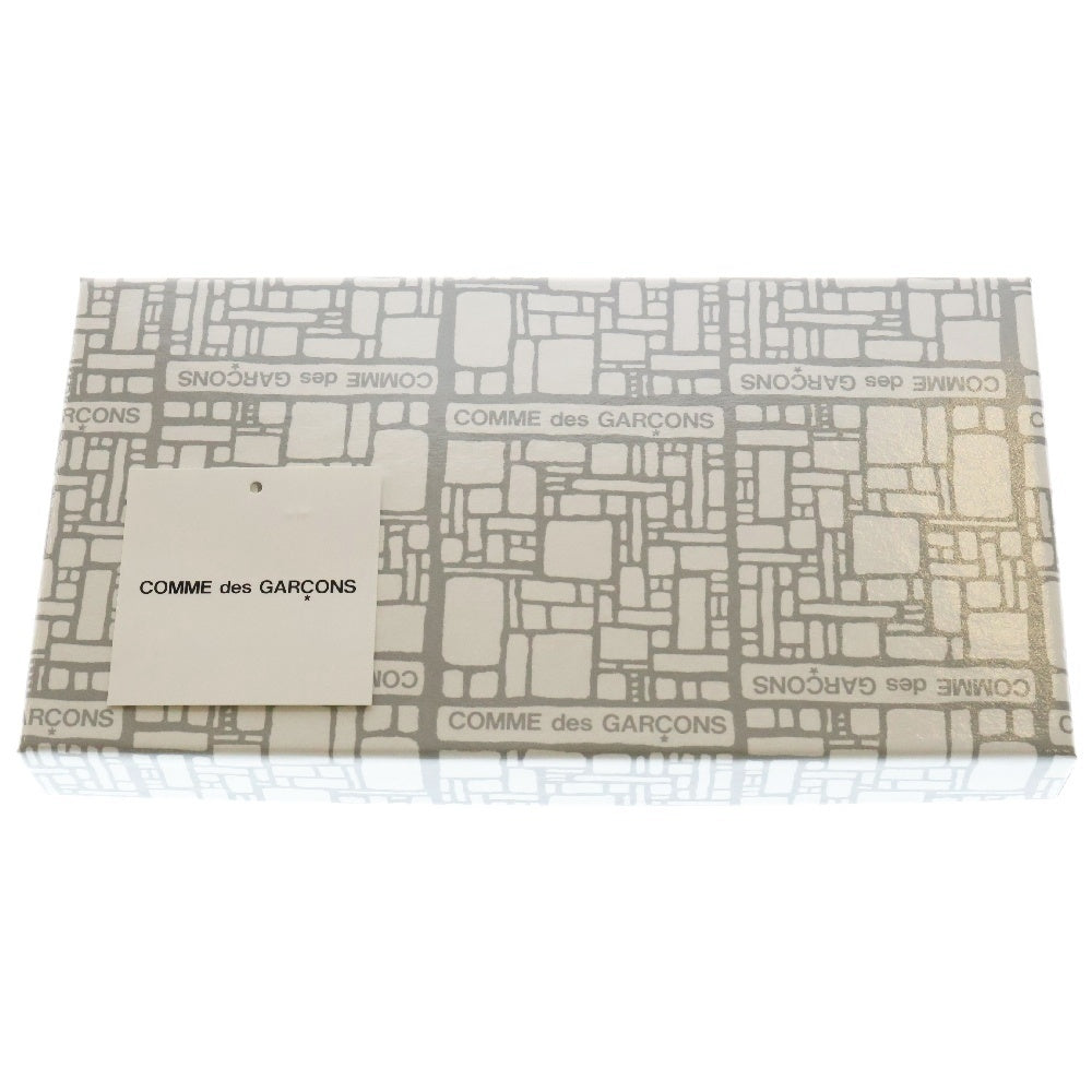 COMME des GARCONS(コムデギャルソン) 19AW Huge Logo Wallet ヒュージロゴプリント ラウンドジップ レザー ロングウォレット 長財布 ブラック SA0110HL