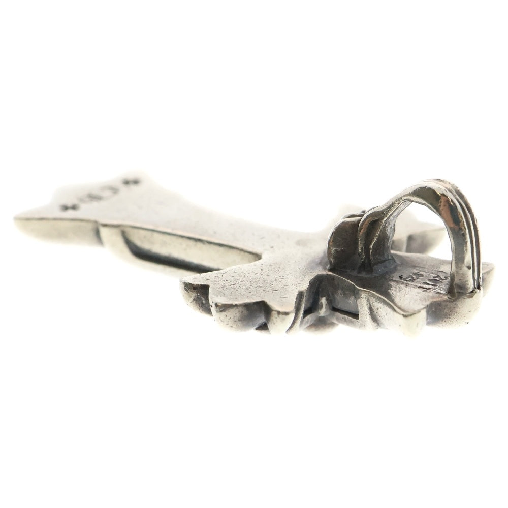 CHROME HEARTS(クロムハーツ) DBL CH CRS SML P/DMND スモールダブルCHクロスペンダントトップ PAVEダイヤ シルバー