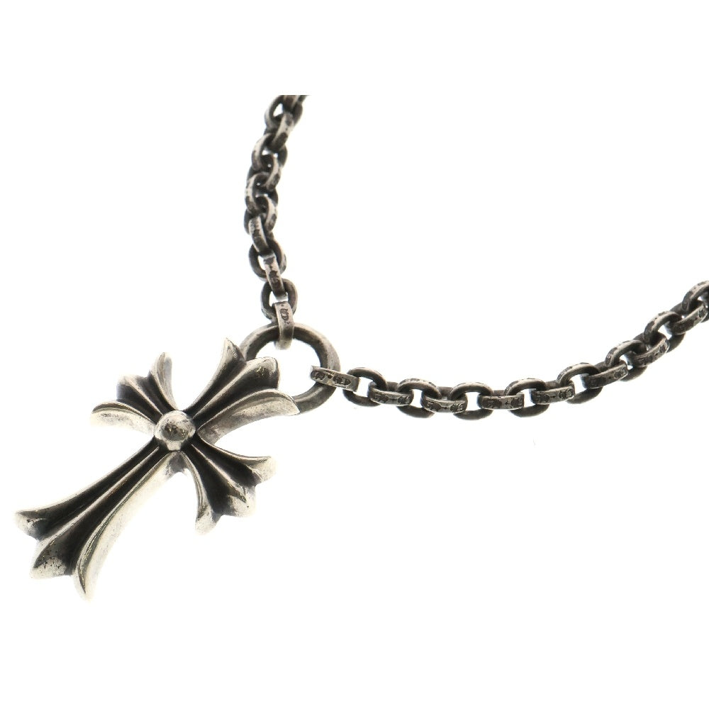 CHROME HEARTS(クロムハーツ) PPR CHN SML CH CRS ペーパーチェーンスモールCHクロス ネックレス シルバー 20inch