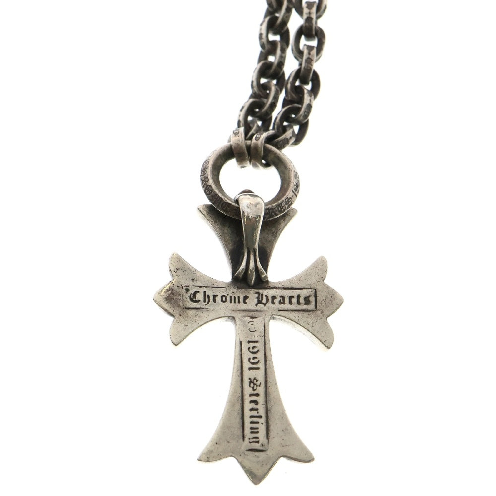 CHROME HEARTS(クロムハーツ) PPR CHN SML CH CRS ペーパーチェーンスモールCHクロス ネックレス シルバー 20inch