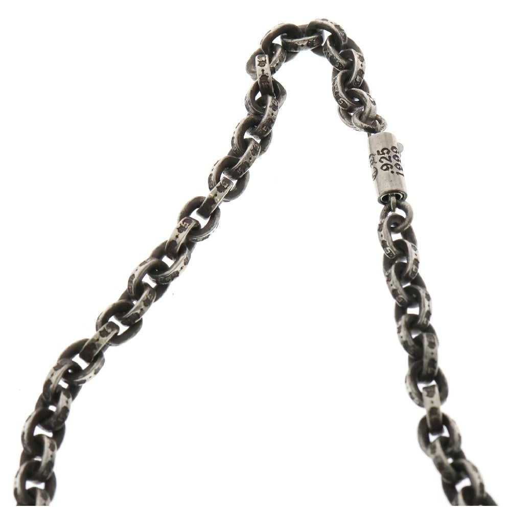 CHROME HEARTS(クロムハーツ) PPR CHN SML CH CRS ペーパーチェーンスモールCHクロス ネックレス シルバー 20inch