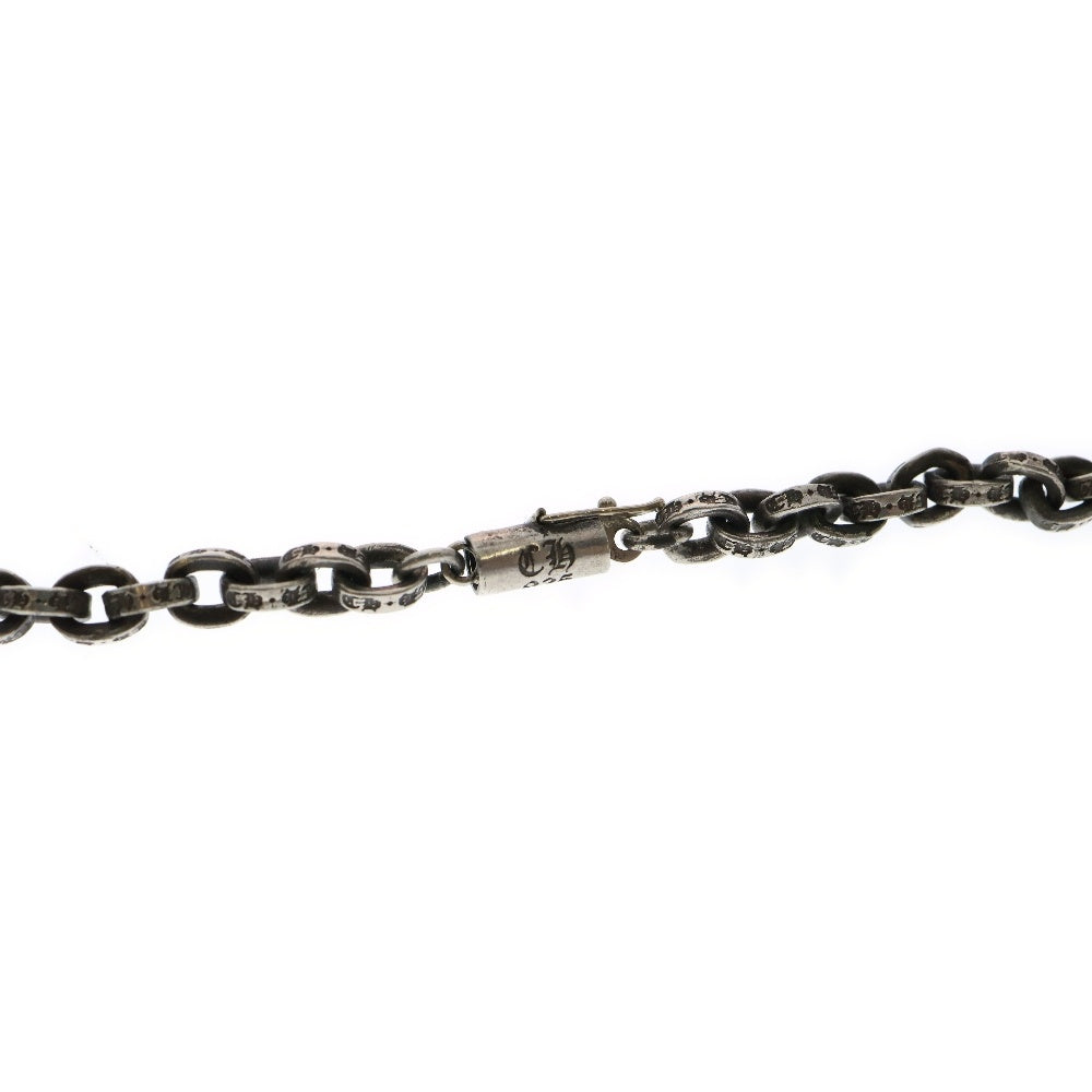 CHROME HEARTS(クロムハーツ) PPR CHN SML CH CRS ペーパーチェーンスモールCHクロス ネックレス シルバー 20inch