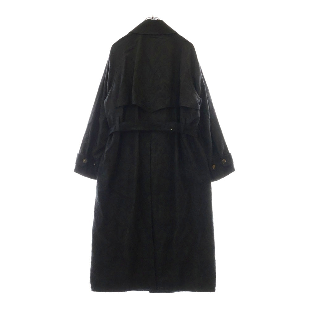 SUGARHILL(シュガーヒル) 24AW HAIRLY BALMAKAAN COAT バルマカーン ロングコート ブラック 2411300102