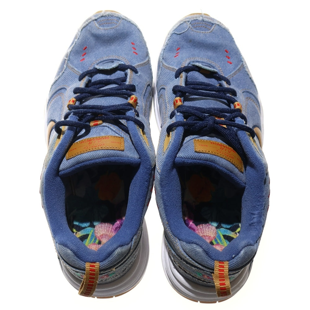 NIKE(ナイキ) AIR MONARCH 4 PRM ローカットスニーカー ネイビー/イエロー US9/27cm AV6676-400