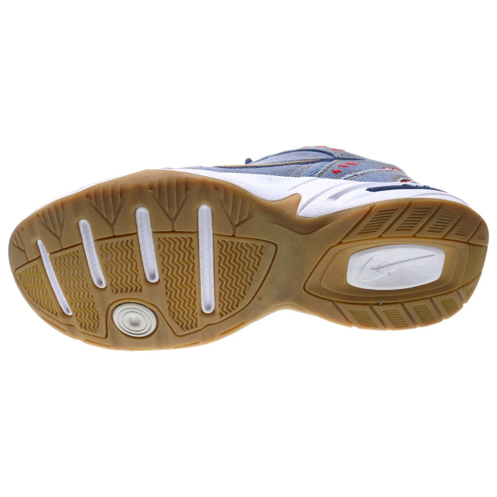 NIKE(ナイキ) AIR MONARCH 4 PRM ローカットスニーカー ネイビー/イエロー US9/27cm AV6676-400