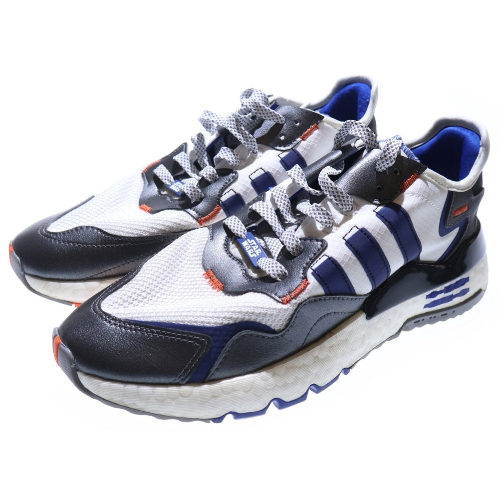 adidas(アディダス) ×STAR WARS Nite Jogger Storm Trooper スターウォーズ ナイトジョガーストームトルーパー ローカットスニーカー ホワイト/ブルーUS9/27cm 004001
