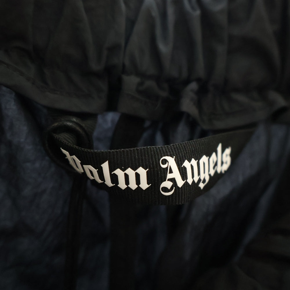 Palm Angels(パームエンジェルス) 23AW NYRON TRACK JOGGERS ナイロン トラック サイドストライプ ジョガーパンツ ブラック PMCJ018F23FAB0011003