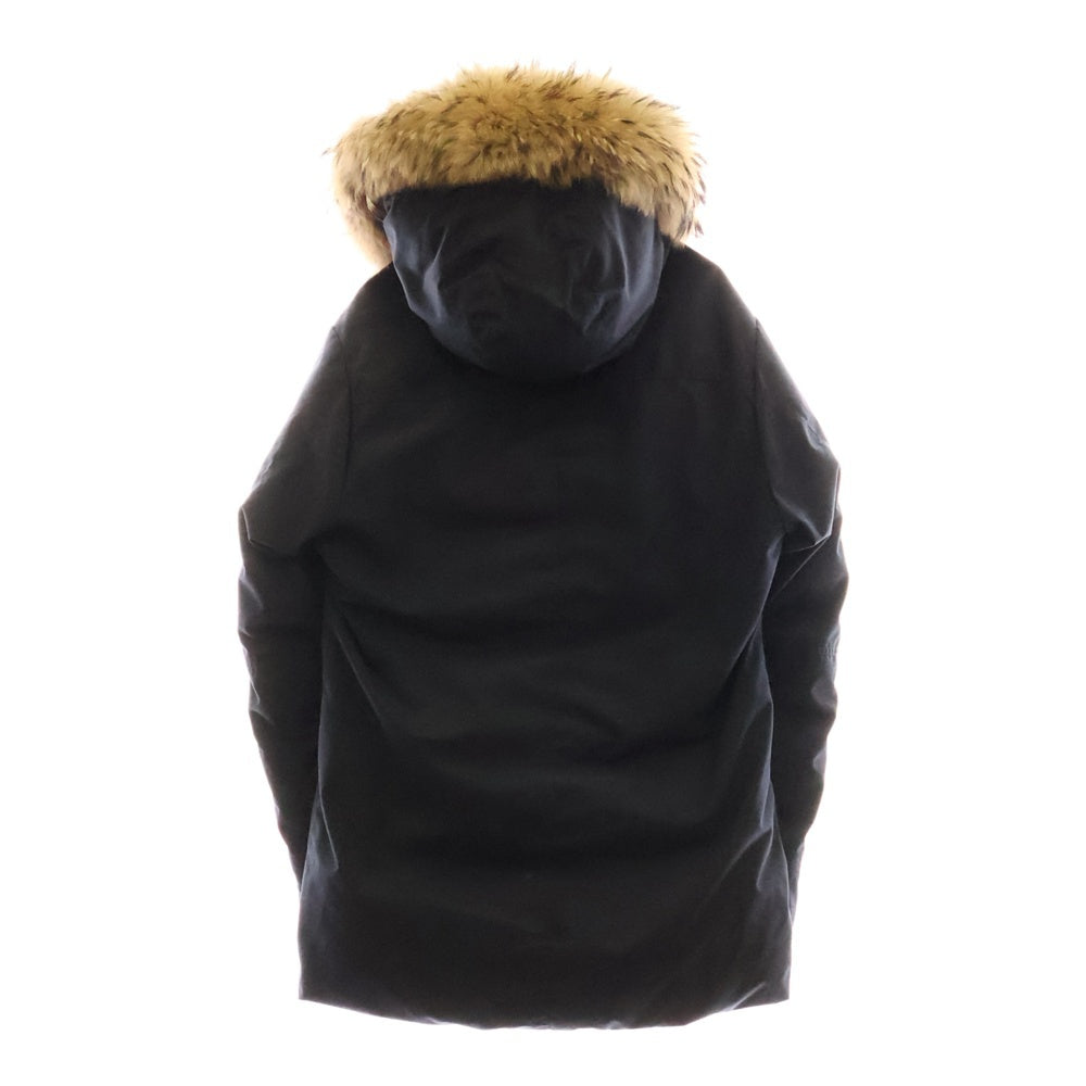PYRENEX(ピレネックス) BORDEAUX FUR ファー付き フーディー アヌシー ダウンジャケット ブラック W22PJ1