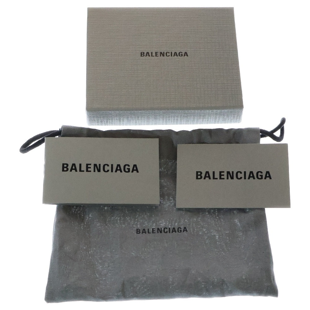 BALENCIAGA(バレンシアガ) グリッター ラメ カードケース シルバー 593812