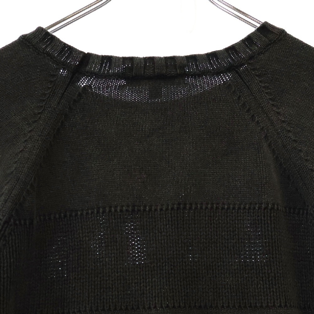 SUPREME(シュプリーム) 23SS Small Box Stripe Sweater スモールボックスロゴ ストライプ クルーネック ニットセーター グレー