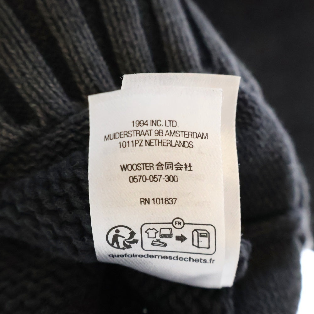 SUPREME(シュプリーム) 23SS Small Box Stripe Sweater スモールボックスロゴ ストライプ クルーネック ニットセーター グレー