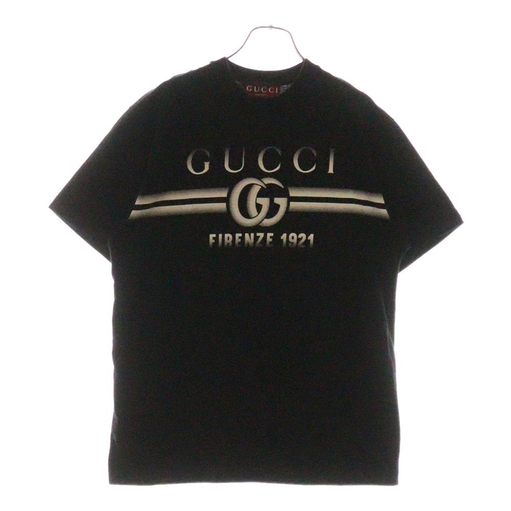 GUCCI(グッチ) 25SS FIRENZE フェード フロントプリント半袖Tシャツカットソー 785345 XJGKJ