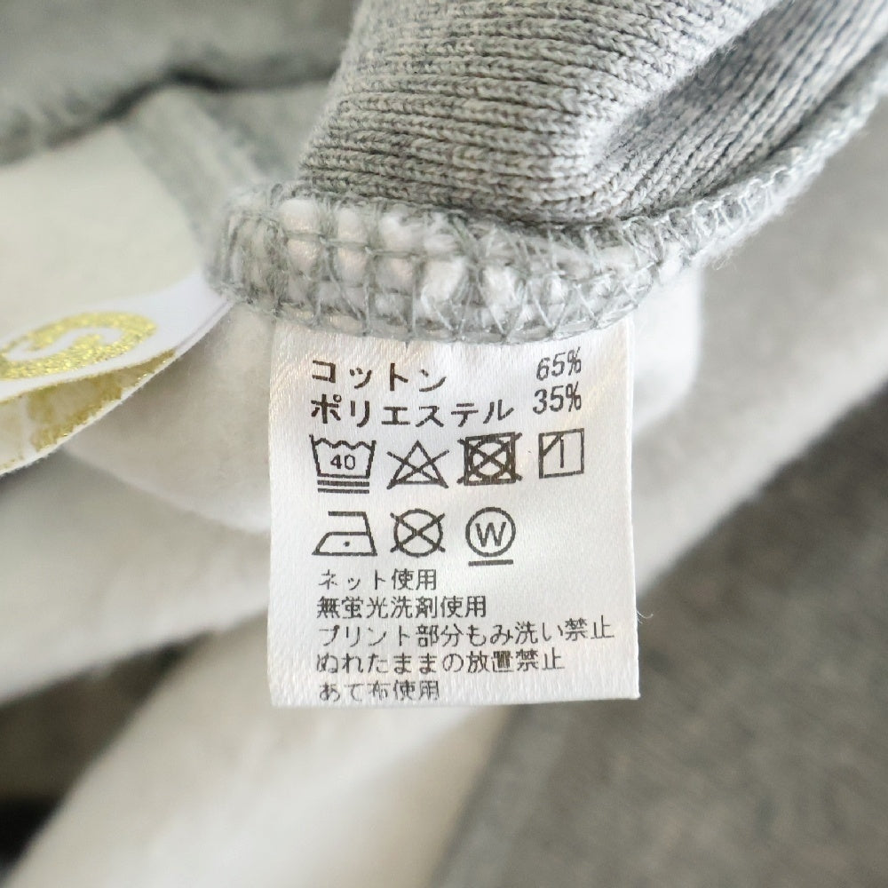 SAPEur(サプール) JUST IMAGINE THE FUTURE DoTMAN CREWWNECK SWEAT ロゴプリント クルーネックスウェットトレーナー グレー