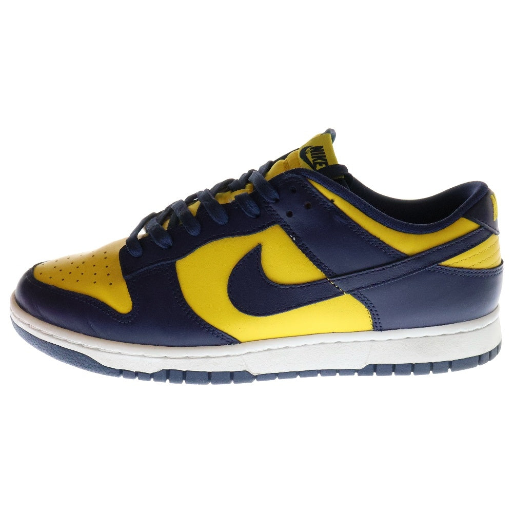NIKE(ナイキ) DUNK LOW MICHIGAN ダンク ミシガン ローカットスニーカー ネイビー/イエロー US11/29cm DD1391-700