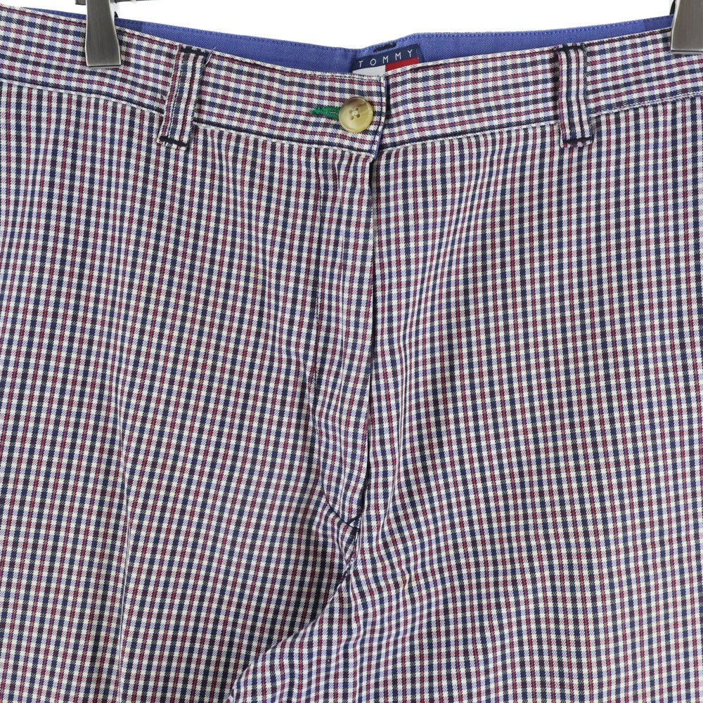 TOMMY HILFIGER(トミーヒルフィガー) チェック柄 コットン チノパンツ マルチ