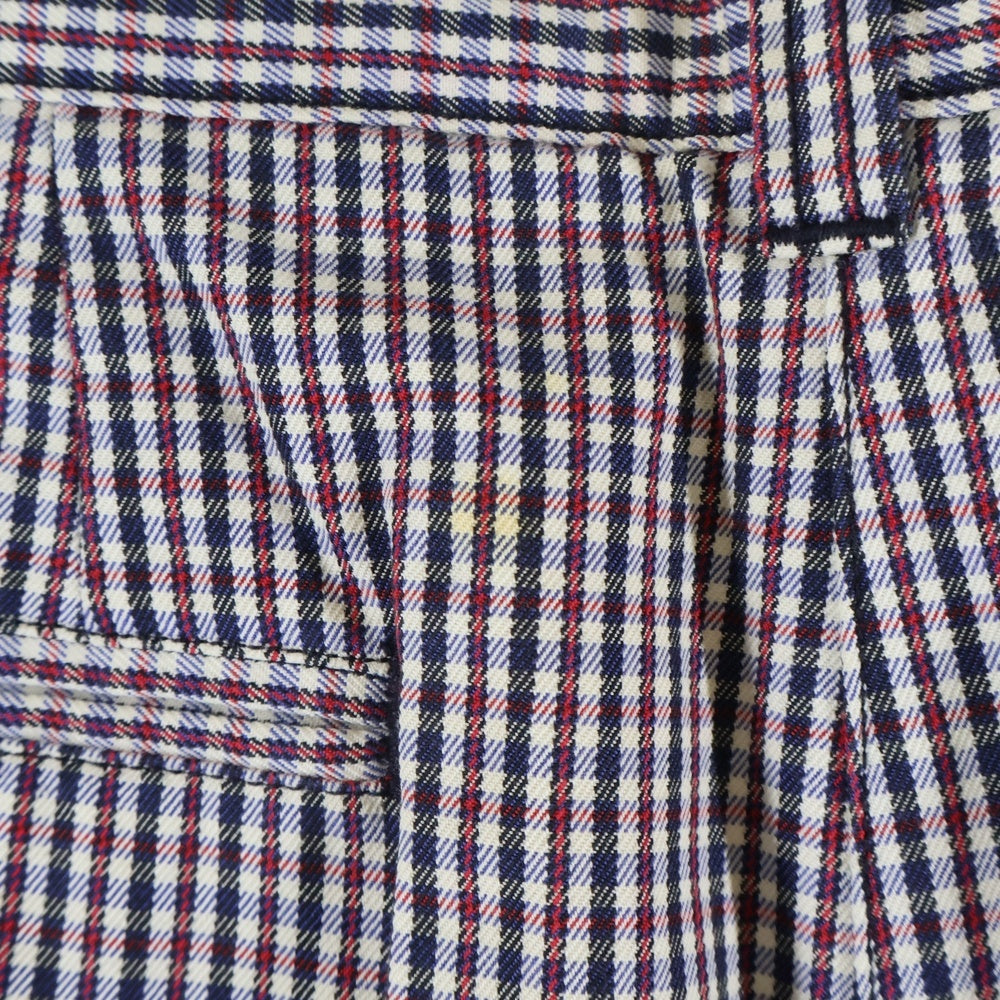 TOMMY HILFIGER(トミーヒルフィガー) チェック柄 コットン チノパンツ マルチ