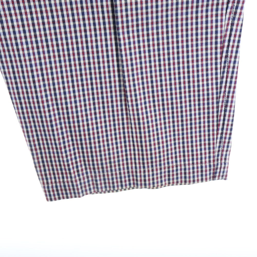 TOMMY HILFIGER(トミーヒルフィガー) チェック柄 コットン チノパンツ マルチ