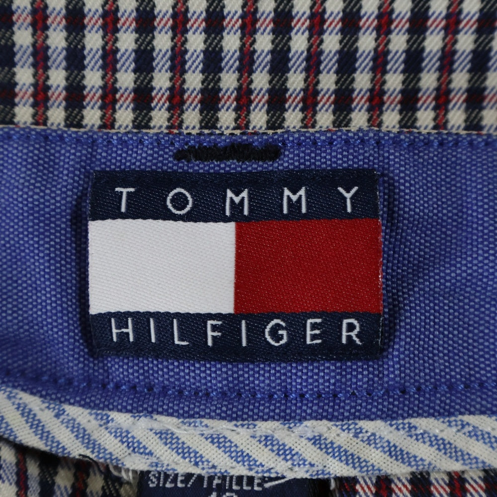 TOMMY HILFIGER(トミーヒルフィガー) チェック柄 コットン チノパンツ マルチ