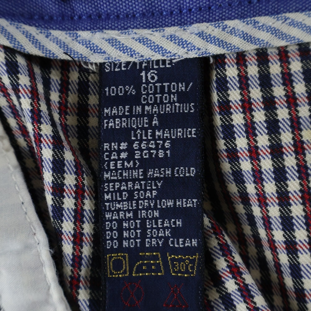 TOMMY HILFIGER(トミーヒルフィガー) チェック柄 コットン チノパンツ マルチ