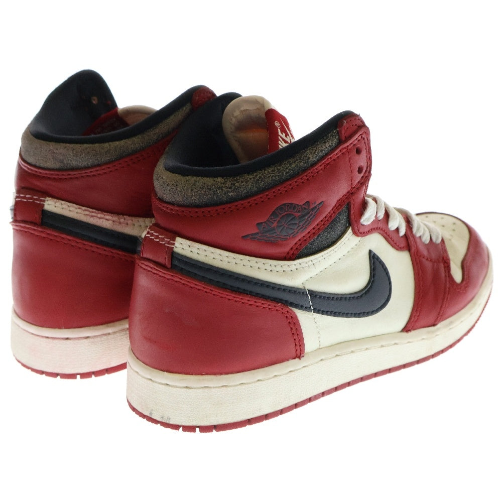 NIKE(ナイキ) AIR JORDAN 1 ロスト&ファウンド エアジョーダン1 シカゴ ハイカットスニーカー US4Y/23cm FD1437-612 レディース