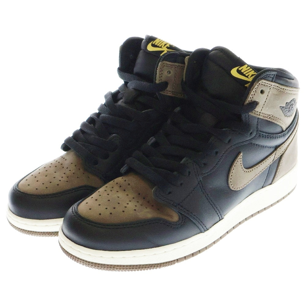 NIKE(ナイキ) GS AIR JORDAN 1 RETRO HIGH OG Palomino エアジョーダン1 パロミノ ハイカットスニーカー ブラウン/ブラック US6Y/24.0cm FD1437-020 レディース