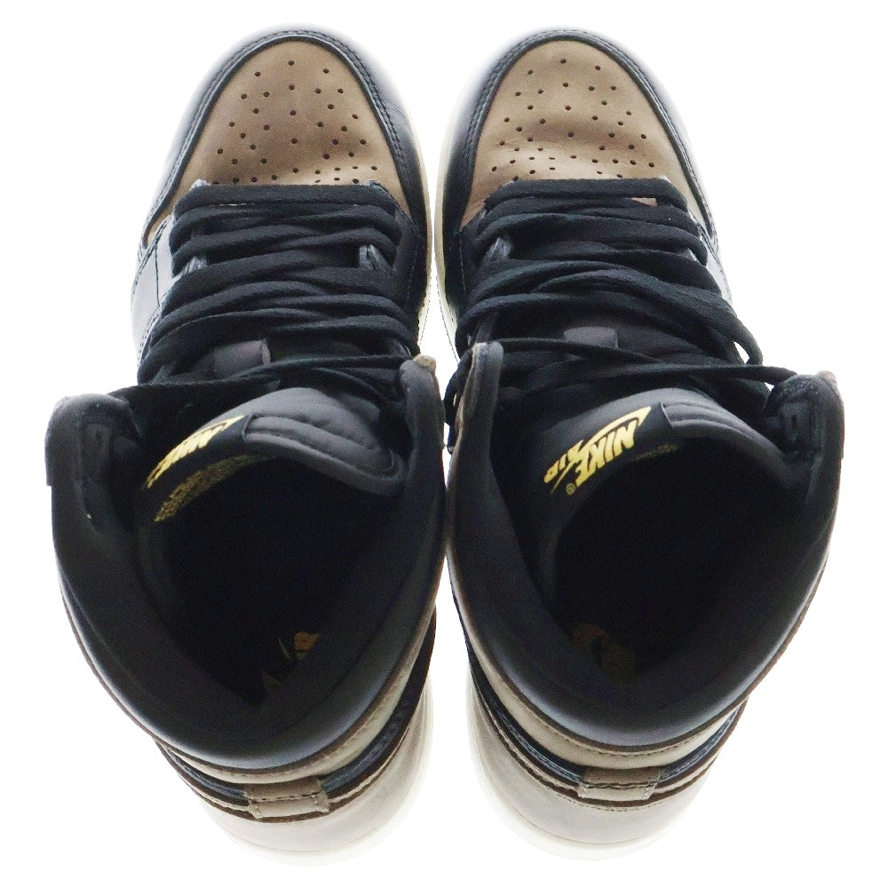 NIKE(ナイキ) GS AIR JORDAN 1 RETRO HIGH OG Palomino エアジョーダン1 パロミノ ハイカットスニーカー ブラウン/ブラック US6Y/24.0cm FD1437-020 レディース
