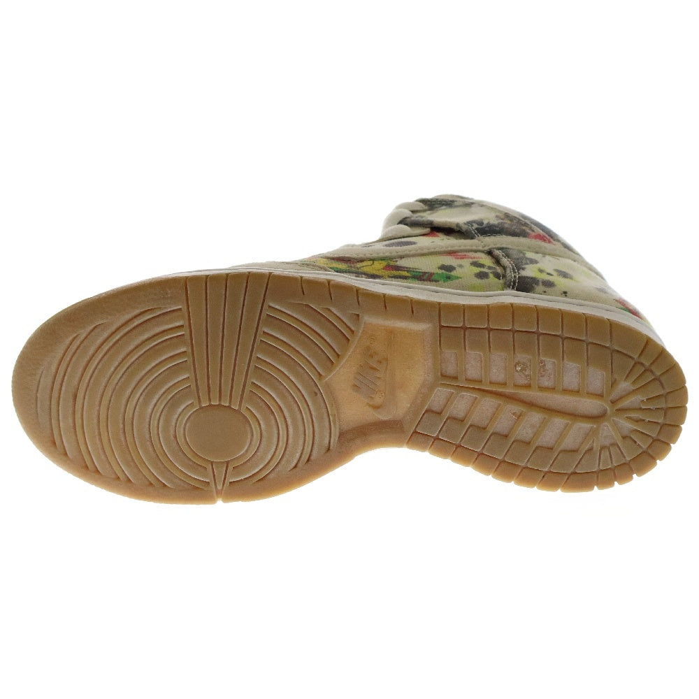 NIKE(ナイキ) ×SUPREME DUNK HIGH RAMMELLZEE シュプリーム ダンク ラメルジー ハイカットスニーカー ベージュ US7.5/24.5cm FD8779-100 レディース