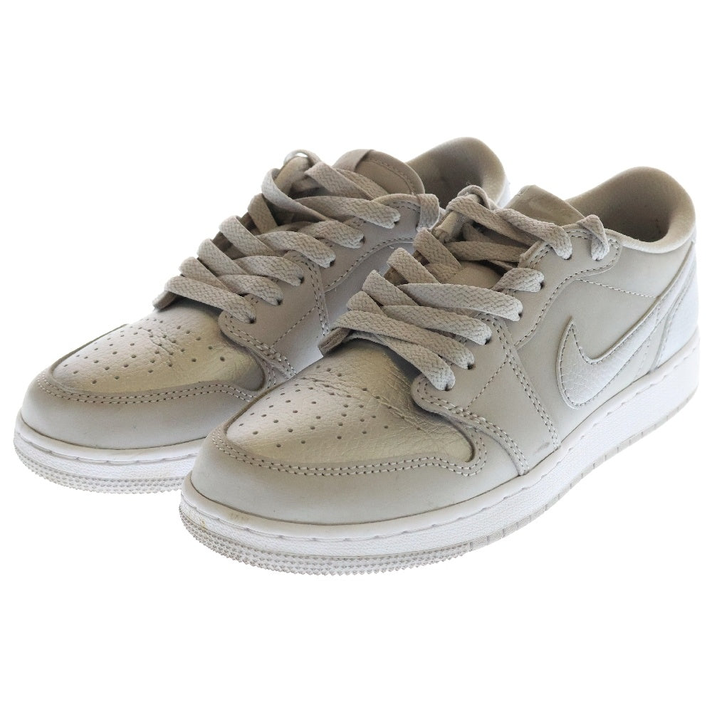 NIKE(ナイキ) AIR JORDAN 1 RETRO LOW OG METALLIQUE SILVER エアジョーダン1 メタリックシルバー US6Y/24cm CZ0858-002 レディース