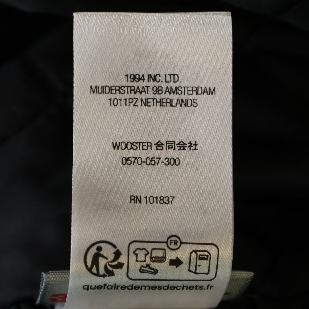 SUPREME(シュプリーム) 23AW Leather Collar Utility Jacket レザーカラーユーティリティジャケット ワークジャケット フーディ ネイビー