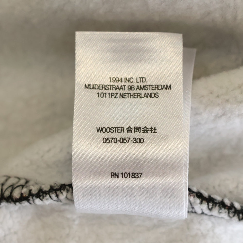 SUPREME(シュプリーム) 22SS East Broadway Hooded Sweatshirt イースト ブロードウェイ 総柄 プルオーバースウェットパーカー フーディ ブラック