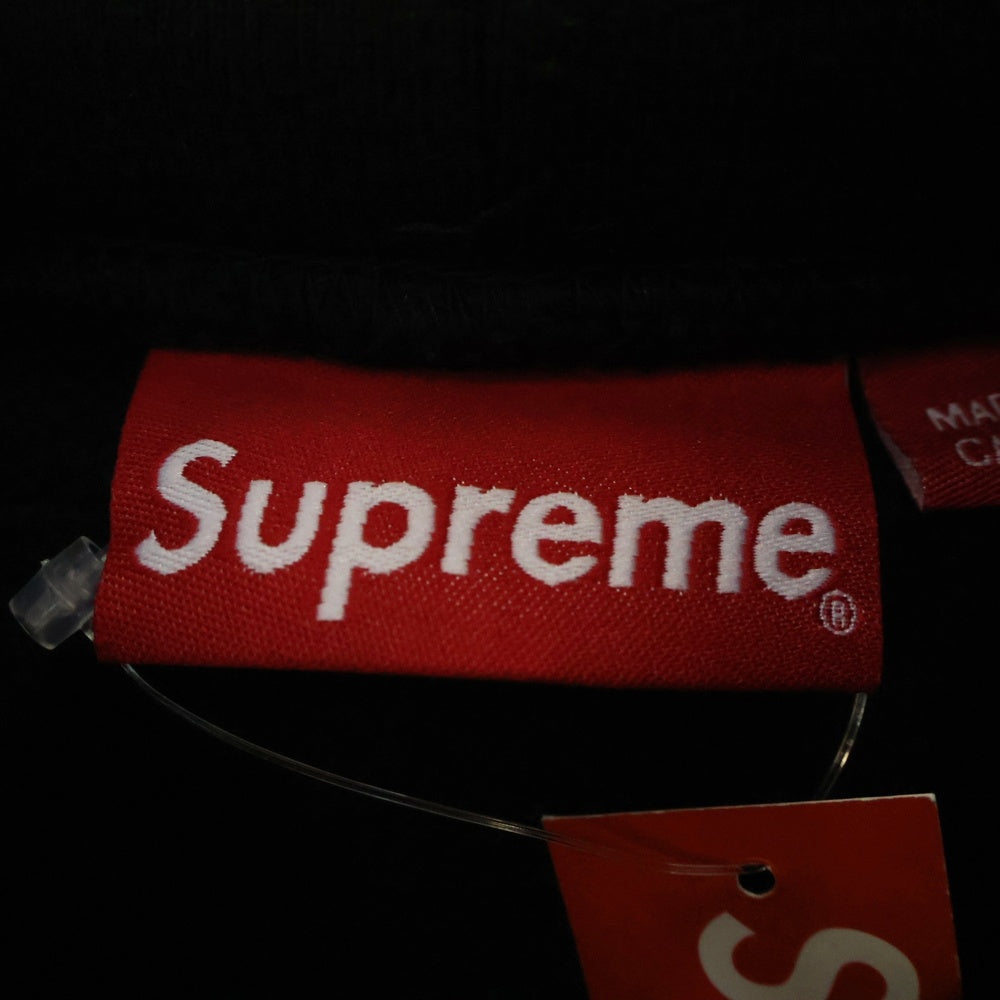 SUPREME(シュプリーム) 22SS ×Roy DeCarava Malcolm Hooded Sweatshirt ロイ デカラヴァ マルコメ バックプリント プルオーバースウェットパーカー フーディ ブラック