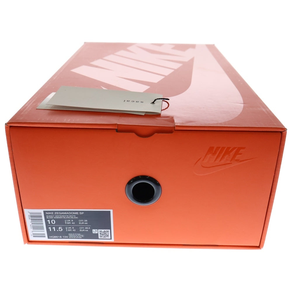 NIKE(ナイキ) ×sacai ZEGAMADOME SP SUMMIT WHITE ×サカイ ゼガマドーム SP サミットホワイト ローカットスニーカー ホワイト US10/28.0cm HQ8618-100